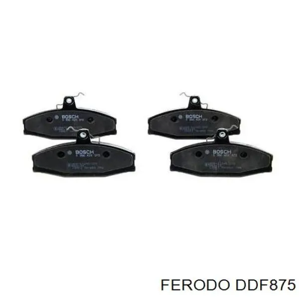 Диск гальмівний передній Ferodo DDF875
