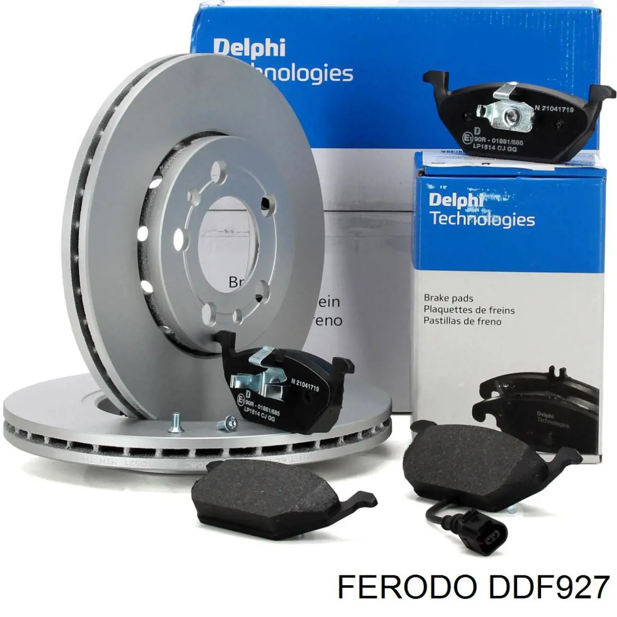 DDF927 Ferodo диск гальмівний передній