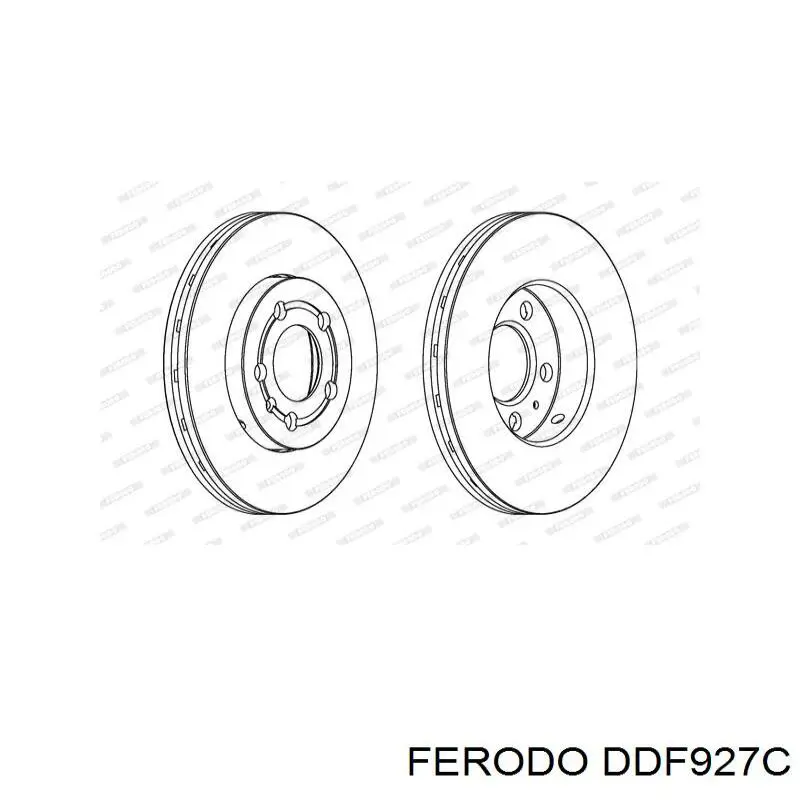 Купити DDF927C Ferodo Ротор гальмівний