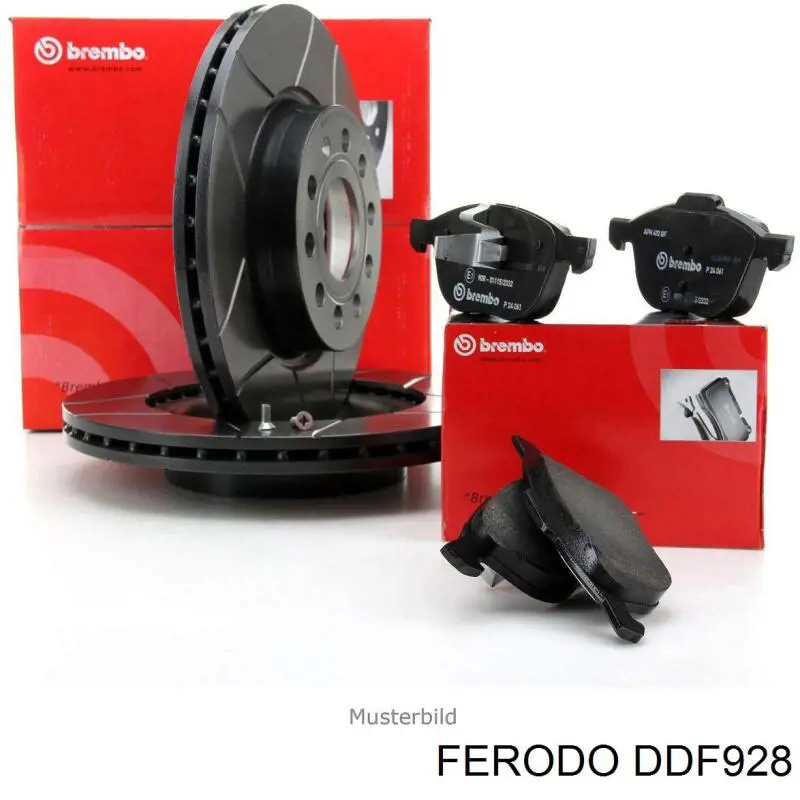 Гальмівні диски передні DDF928 Ferodo