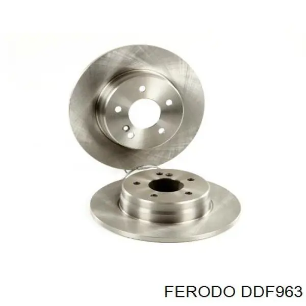 DDF963 Ferodo диск гальмівний задній