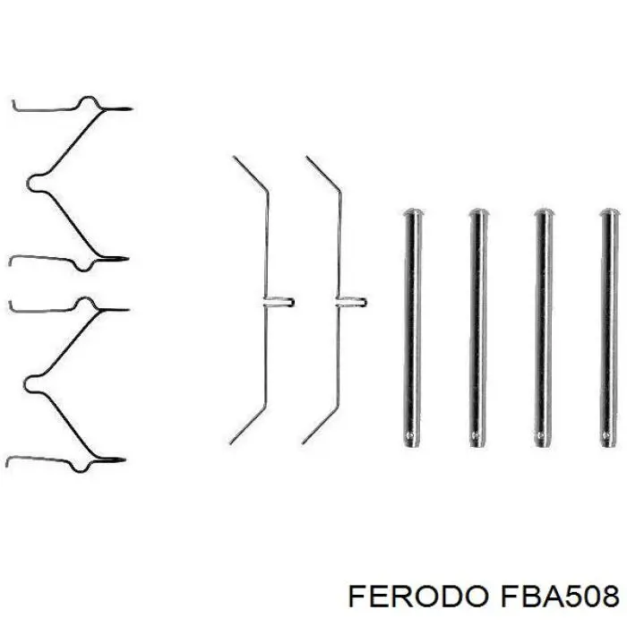 Пластина кріплення гальмівної колодки FBA508 FERODO