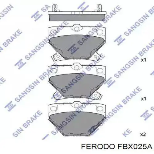Рідина гальмівна FBX025A Ferodo