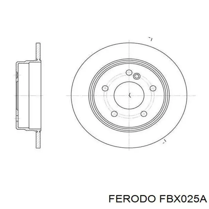 Рідина гальмівна FBX025A Ferodo