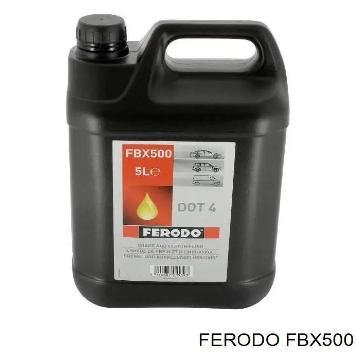 FBX500 Ferodo рідина гальмівна