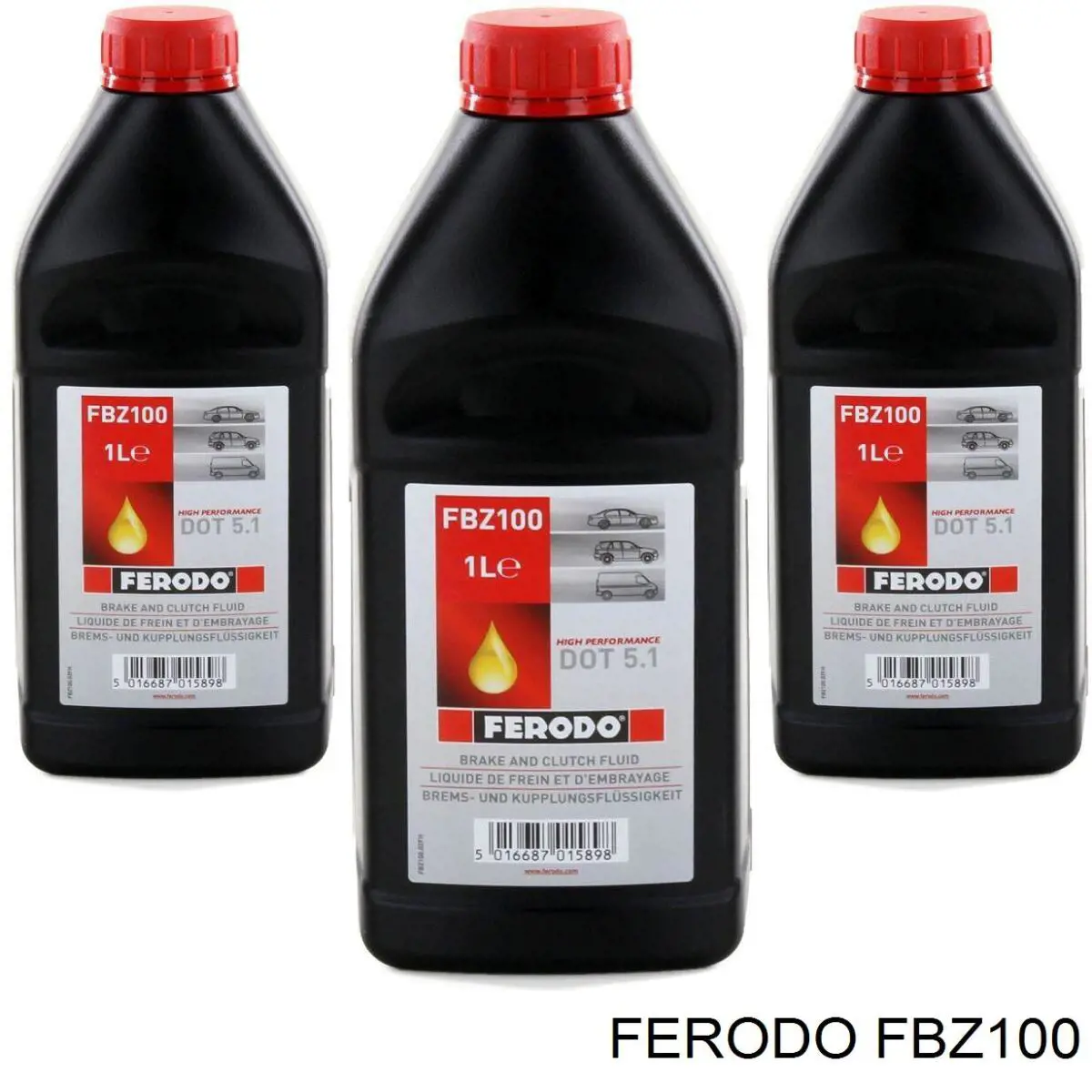Купити FBZ100 Ferodo Рідина гальмівна
