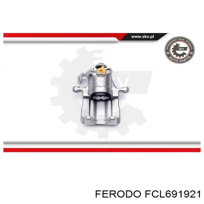 FCL691921 Ferodo супорт гальмівний задній лівий