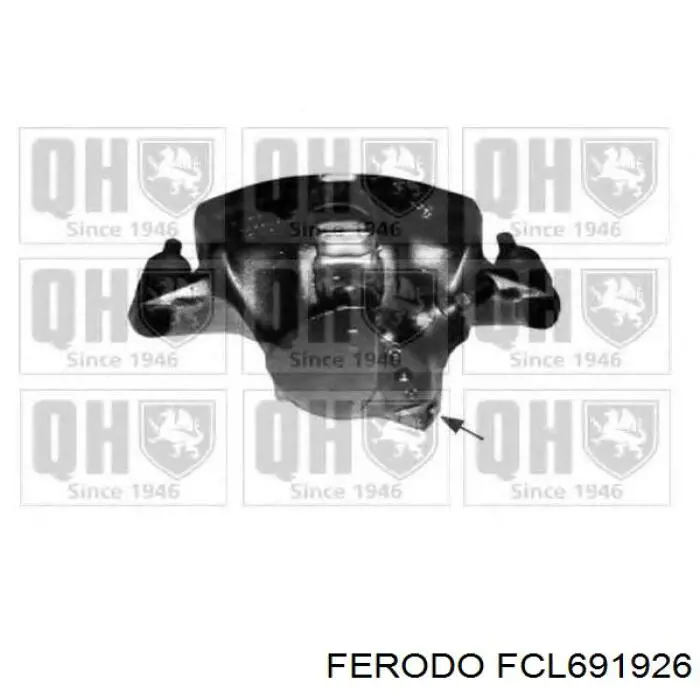 Супорт гальмівний передній правий Ferodo FCL691926 ціна, від 55.12 USD