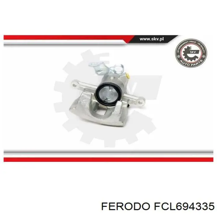 Супорт гальмівний задній лівий Ferodo FCL694335 ціна, від 66.94 USD