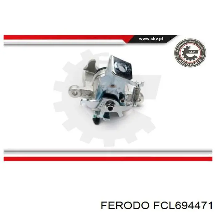 Супорт гальмівний задній лівий Ferodo FCL694471 ціна, від 81.01 USD