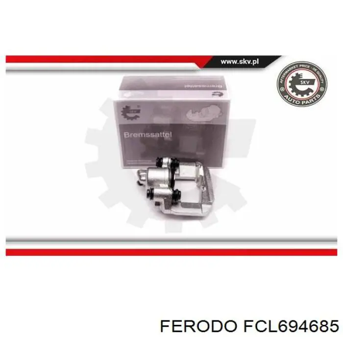 Задній гальмівний супорт лівий Ferodo FCL694685