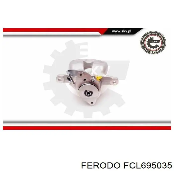 Супорт гальмівний задній лівий Ferodo FCL695035 ціна, від 118.80 USD