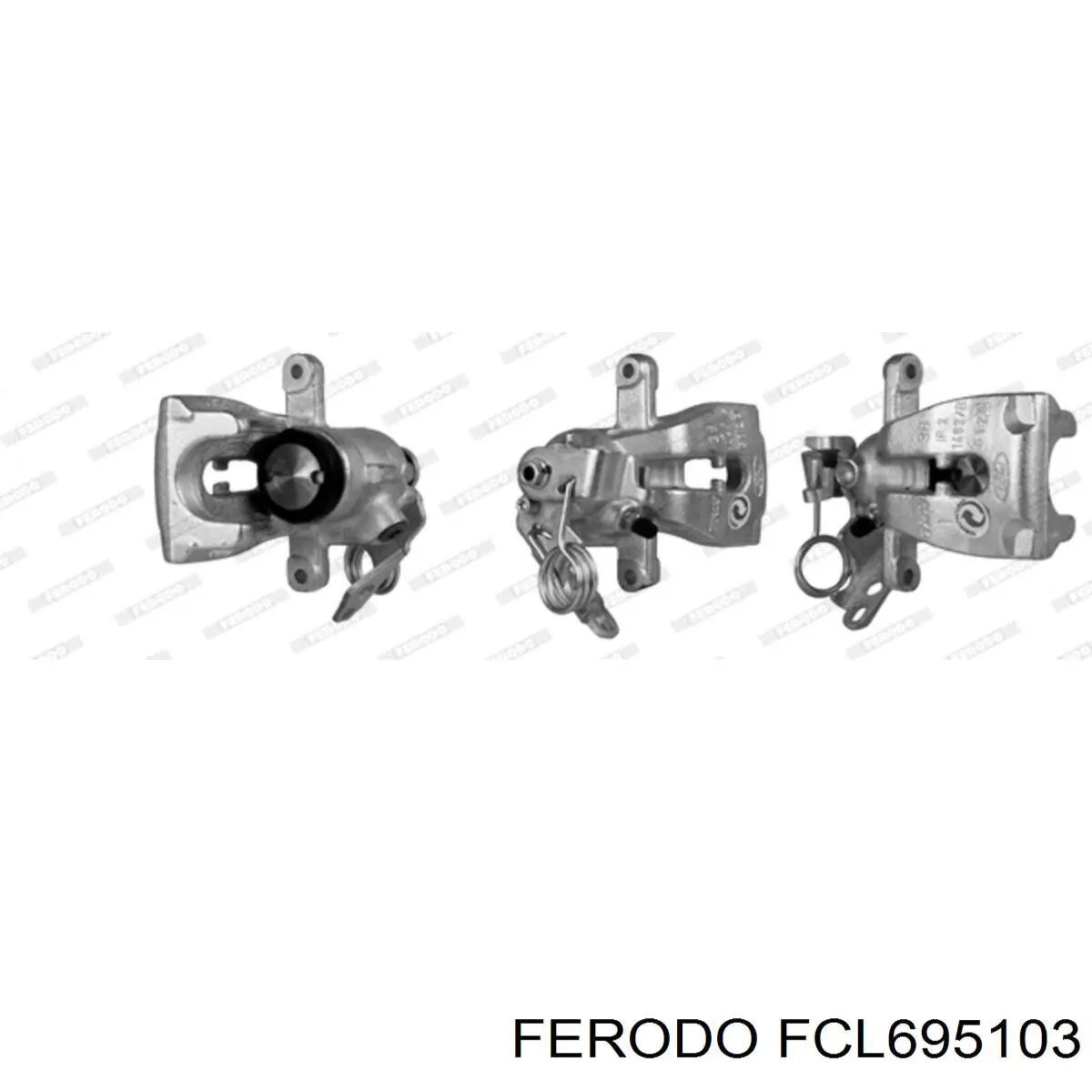 FCL695103 Ferodo Супорт гальмівний задній лівий