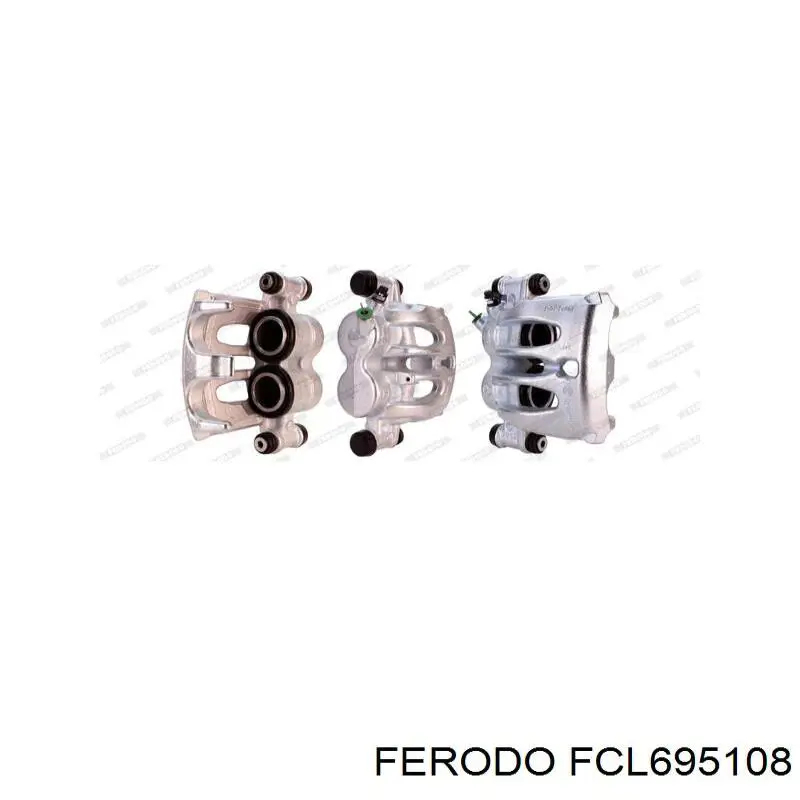 FCL695108 Ferodo супорт гальмівний передній правий