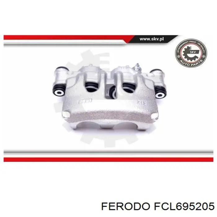 FCL695205 Ferodo супорт гальмівний передній лівий