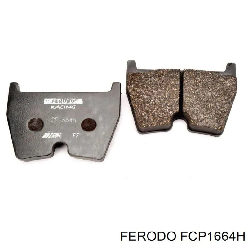 FCP1664H Ferodo Передні гальмівні колодки