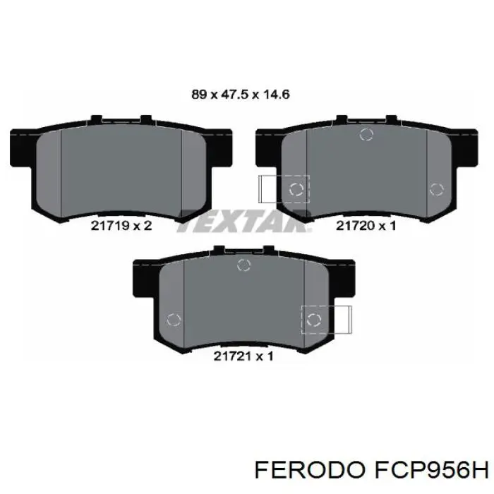 FCP956H Ferodo 