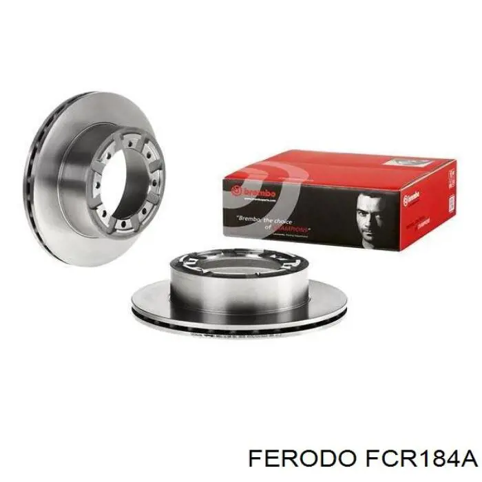 Купити FCR184A Ferodo Диск заднього гальма
