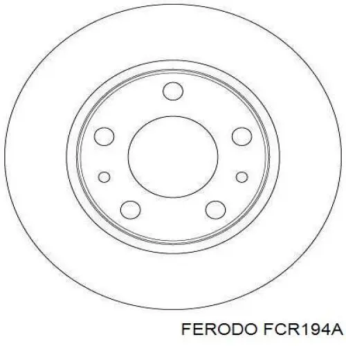 Купити FCR194A Ferodo Ротор гальмівний