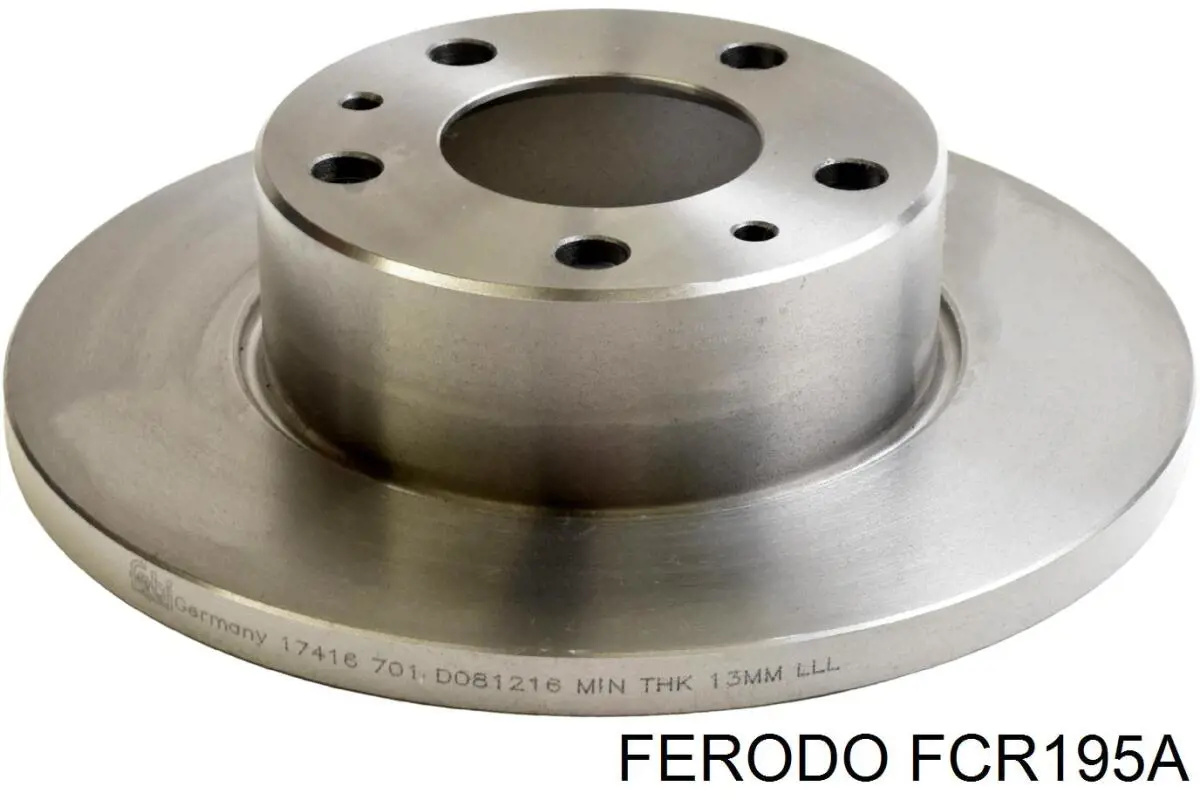 Купити FCR195A Ferodo Диск заднього гальма