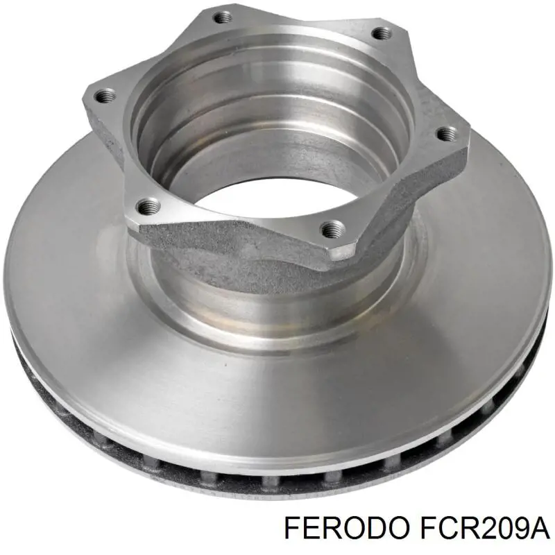 FCR209A Ferodo диск гальмівний задній