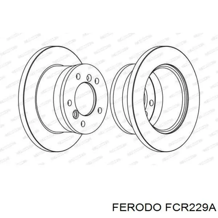 Гальмівні диски FCR229A Ferodo