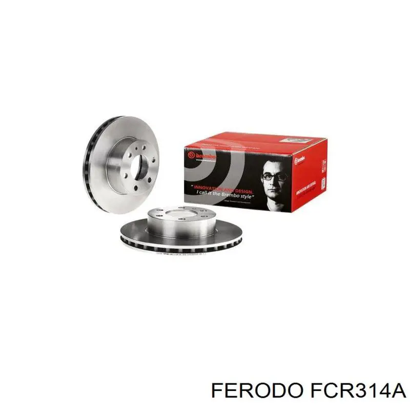 Гальмівні диски передні FCR314A Ferodo