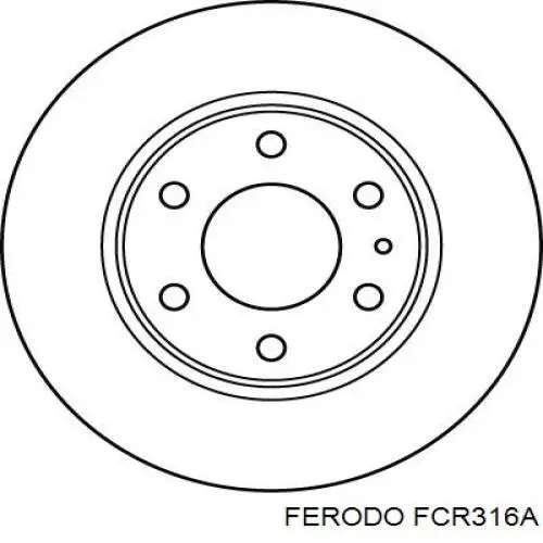 Гальмівні диски FCR316A Ferodo