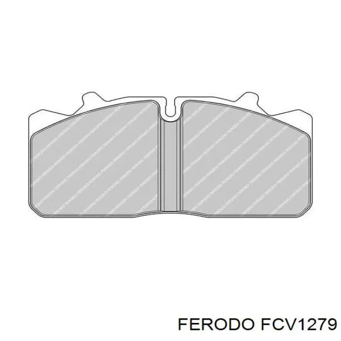 Передні тормозні колодки FCV1279 Ferodo