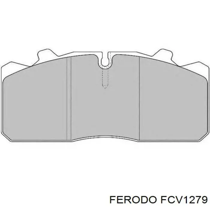 FCV1279 Ferodo Передні гальмівні колодки