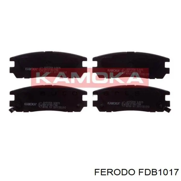 FDB1017 Ferodo колодки гальмові задні, дискові