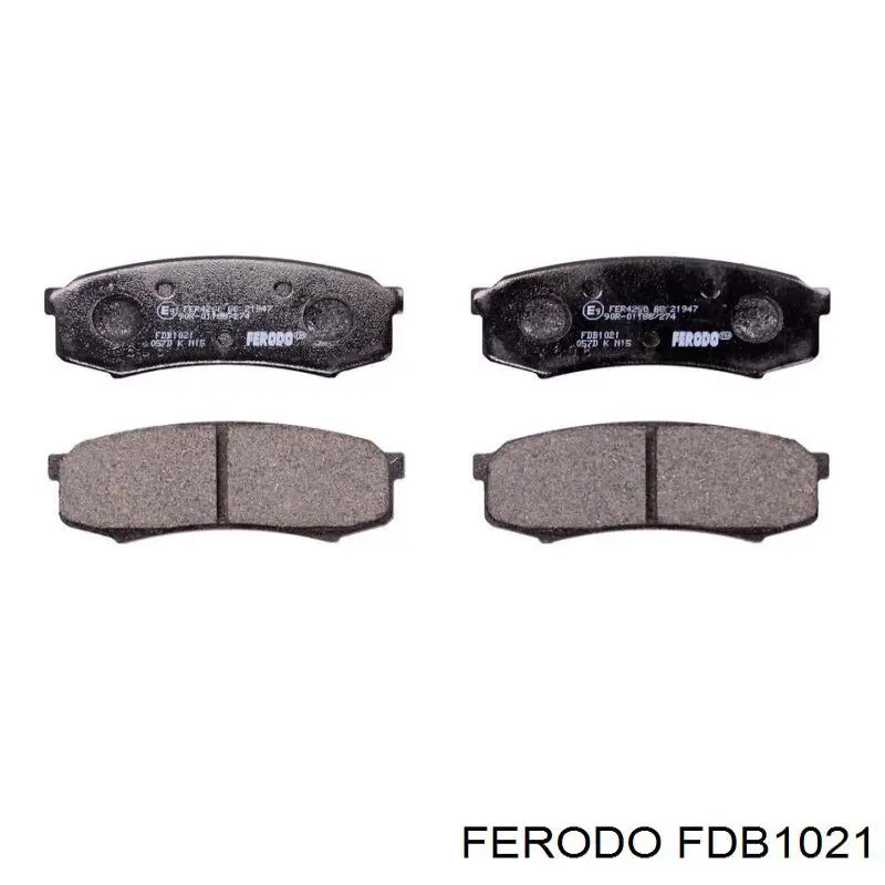 Купити FDB1021 Ferodo Задні колодки