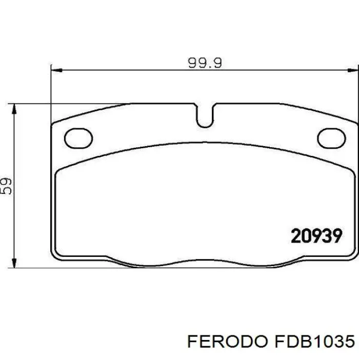 Передні тормозні колодки DB1164 Jurid/Bendix