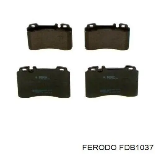 Купити FDB1037 Ferodo Колодки гальмівні передні, дискові
