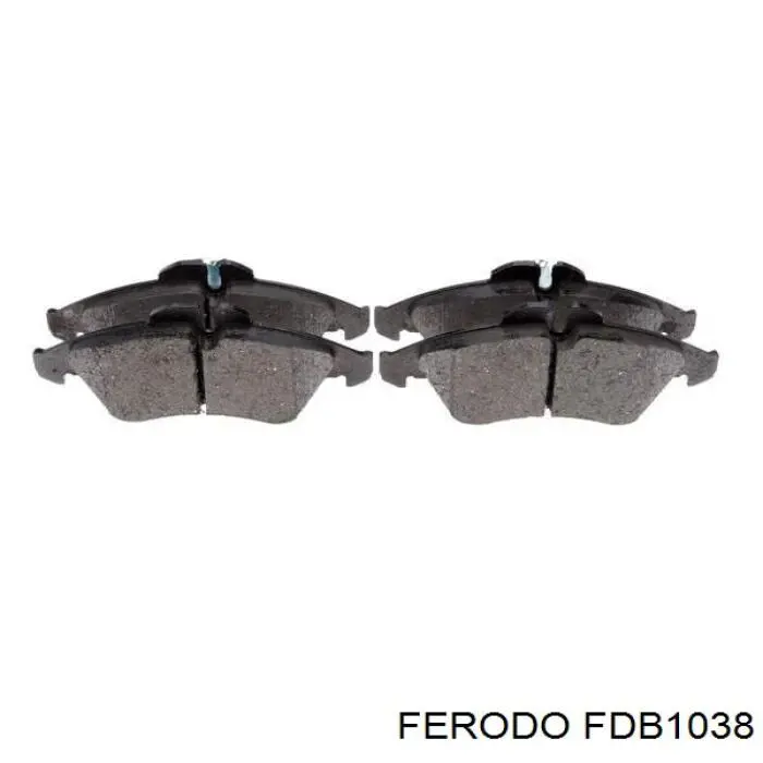 Гальмівні колодки Ferodo FDB1038 ціна, від 19.62 USD