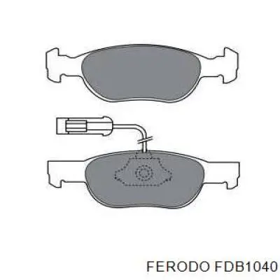 Купити FDB1040 Ferodo Колодки гальмівні передні, дискові