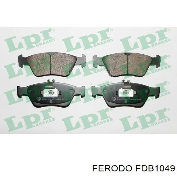 FDB1049 Ferodo колодки гальмівні передні, дискові