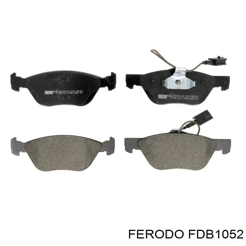 FDB1052 Ferodo колодки гальмівні передні, дискові