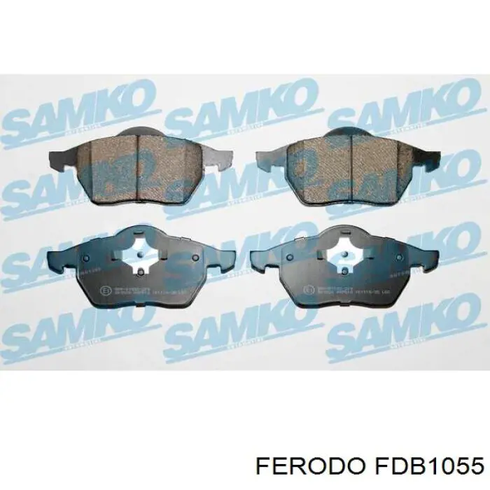 FDB1055 Ferodo колодки гальмівні передні, дискові