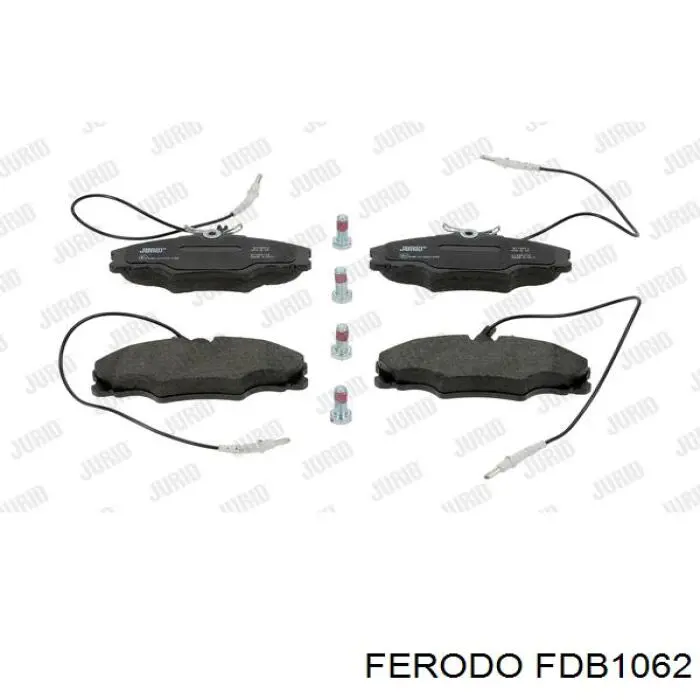 FDB1062 Ferodo колодки гальмівні передні, дискові