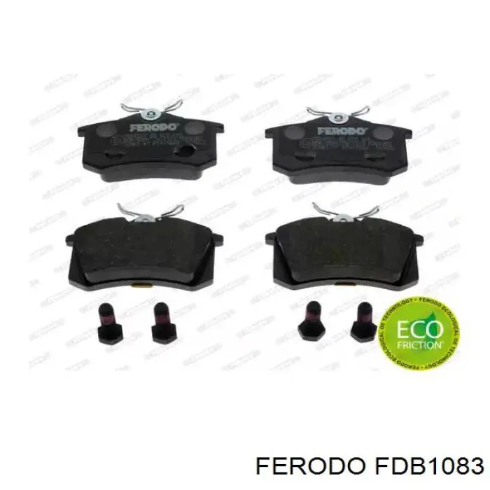 FDB1083 Ferodo колодки гальмові задні, дискові