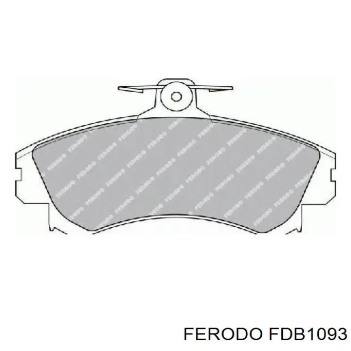 Гальмівні колодки Ferodo FDB1093 ціна, від 19.77 USD