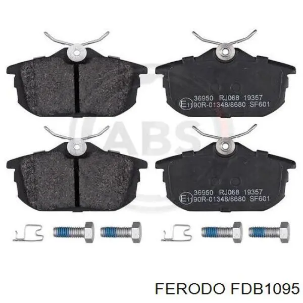 Задні гальмівні колодки FDB1095 Ferodo