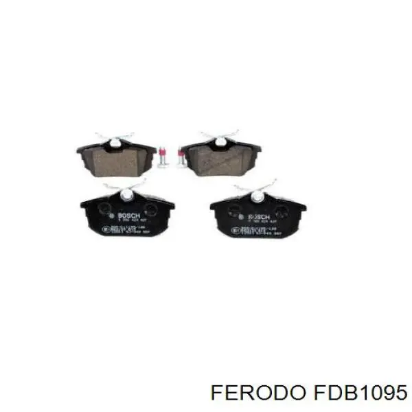 Задні дискові колодки Ferodo FDB1095