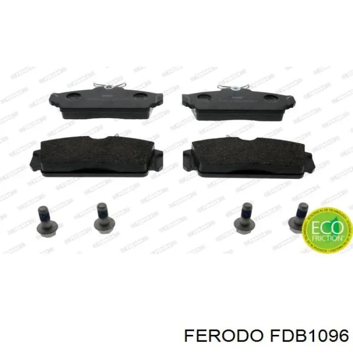 FDB1096 Ferodo колодки гальмівні передні, дискові