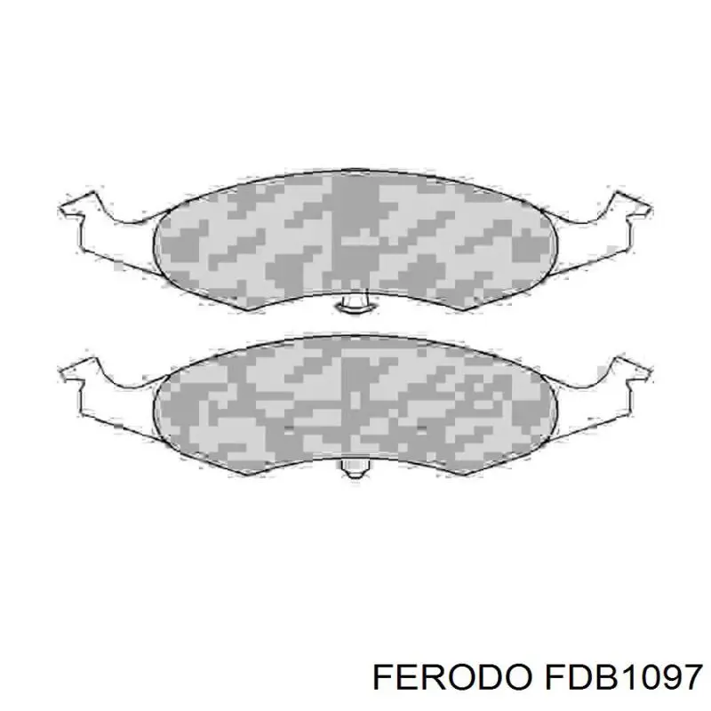 Купити FDB1097 Ferodo Колодки гальмівні передні, дискові