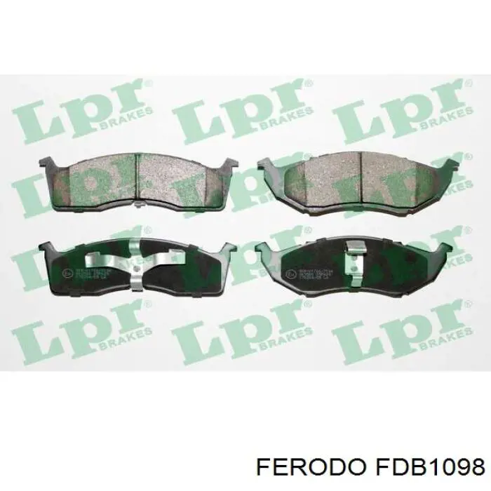 Гальмівні колодки Ferodo FDB1098 ціна, від 33.77 USD