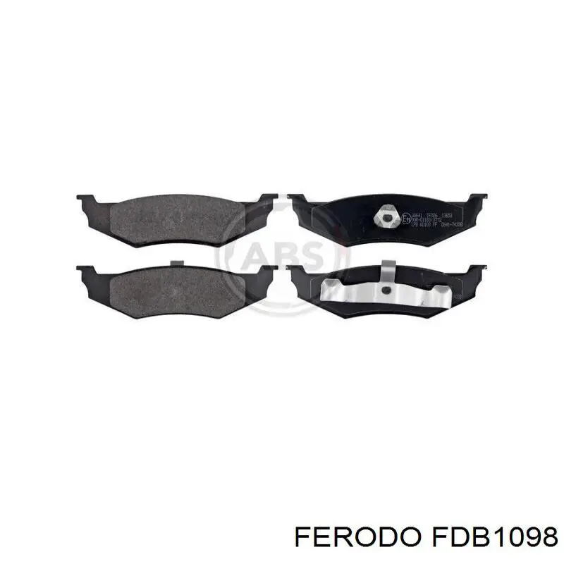 Передні тормозні колодки FDB1098 Ferodo