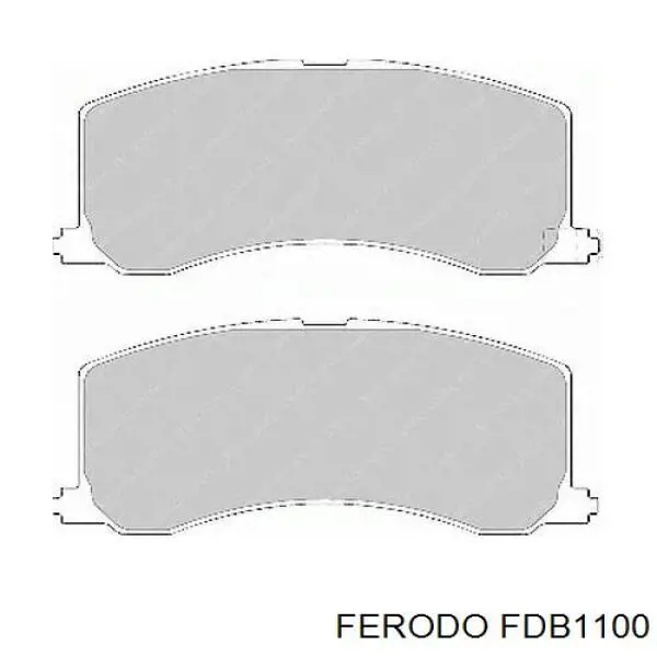 FDB1100 Ferodo колодки гальмівні передні, дискові