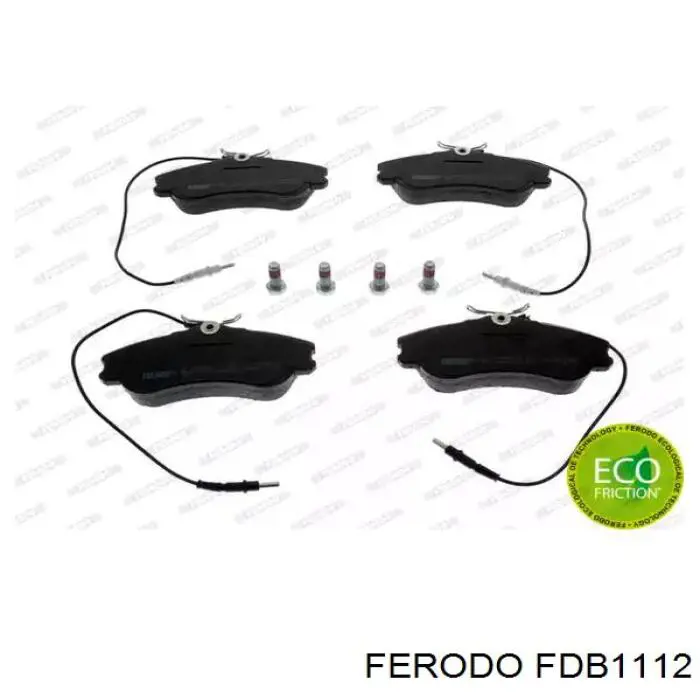 Гальмівні колодки Ferodo FDB1112 ціна, від 20.13 USD